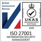 Veratrak is ISO/IEC 270001 certified